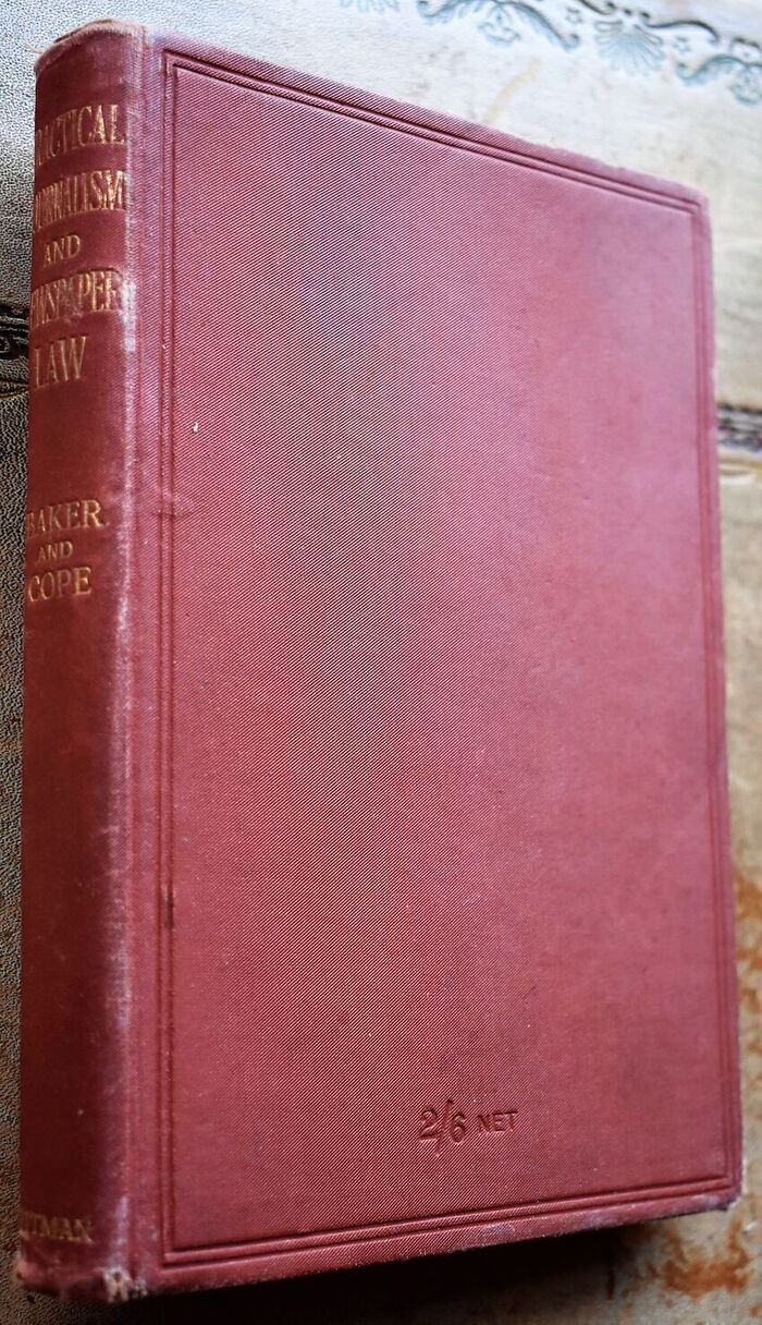 MODERN JOURNALISM A Complete Guide To The Newspaper Craft Image