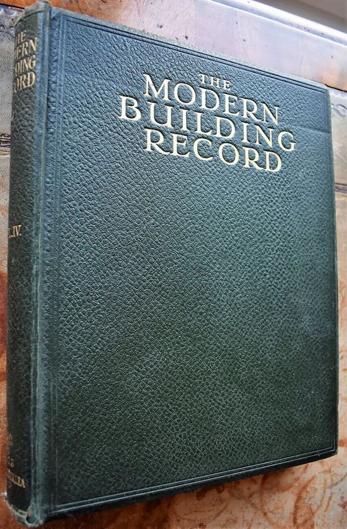 THE MODERN BUILDING RECORD Vol 4 Image