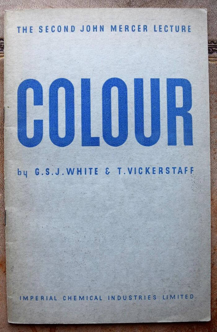 COLOUR The Second John Mercer Lecture Image