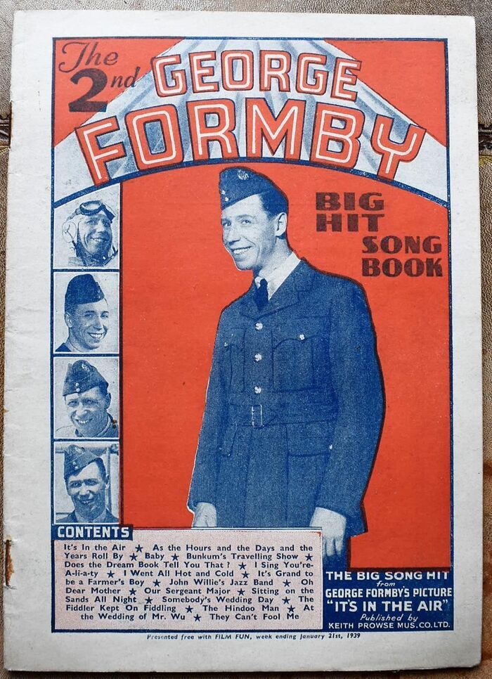 The 2nd George Formby Big Hit Song Book Image
