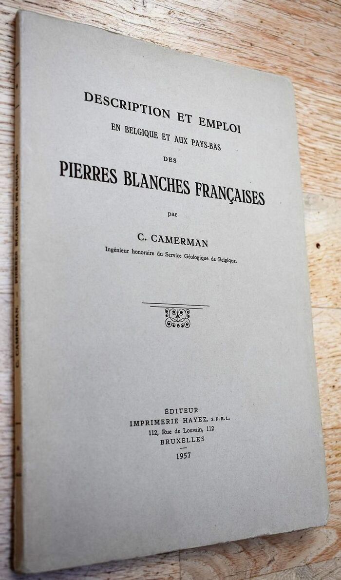 Description Et Emploi En Belgique Et Aux Pays-Bas Des Pierres Blanches Françaises Image