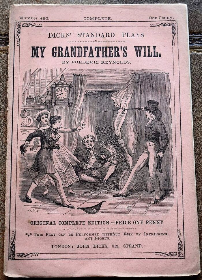 My Grandfather's Will (Dicks' Standard Plays) Image