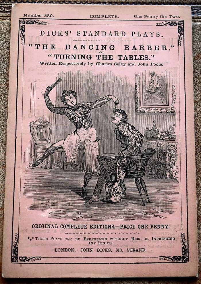 The Dancing Barber and Turning The Tables (Dicks' Standard Plays) Image
