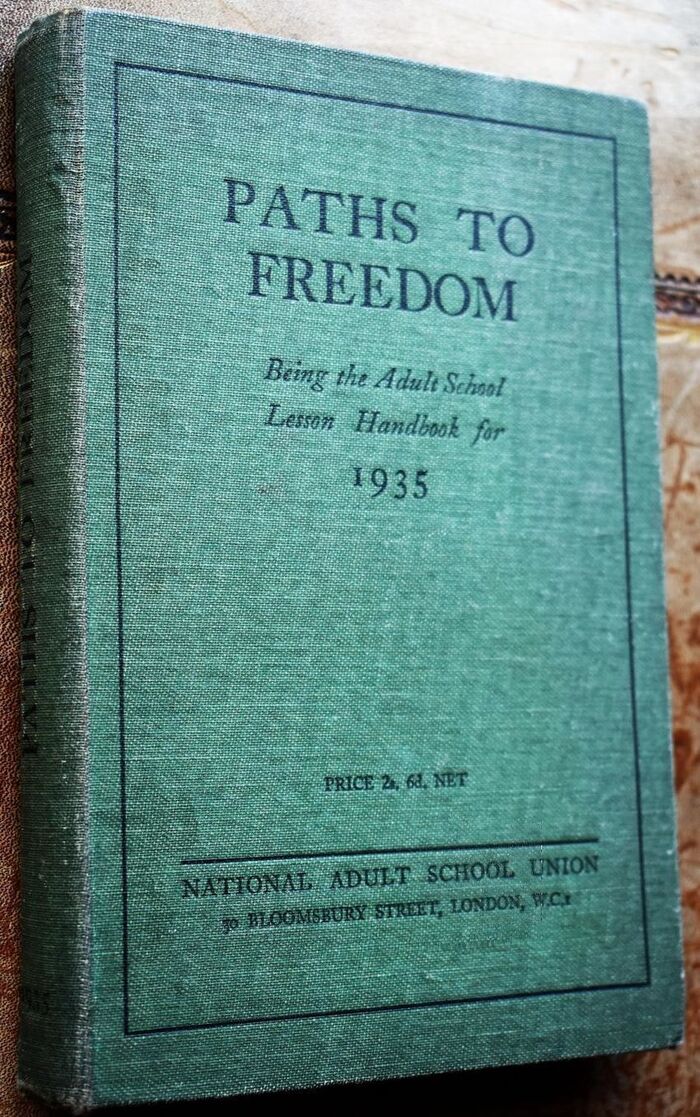 PATHS TO FREEDOM A Scheme Of Study For The Year 1935 For Adult Schools Image