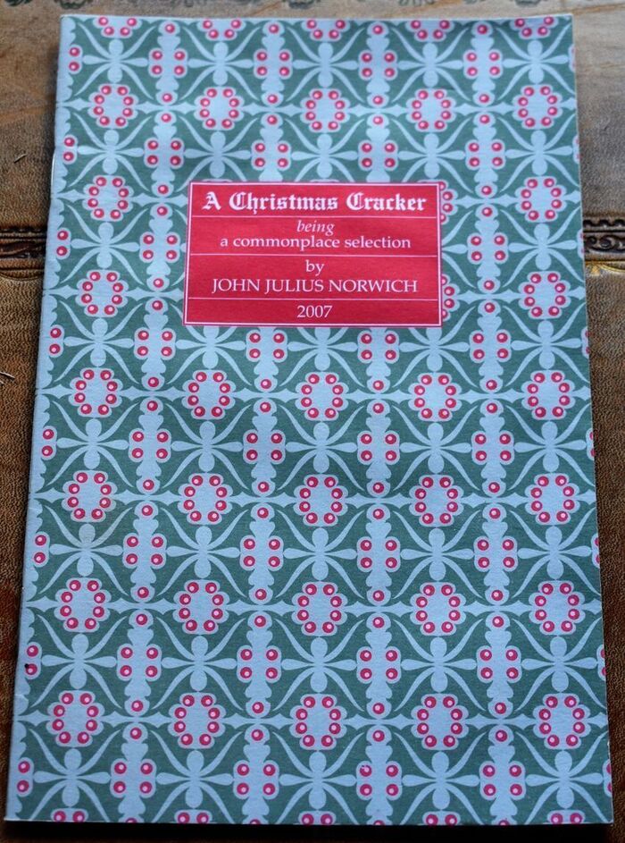 A CHRISTMAS CRACKER Being A Commonplace Selection 2007 Image