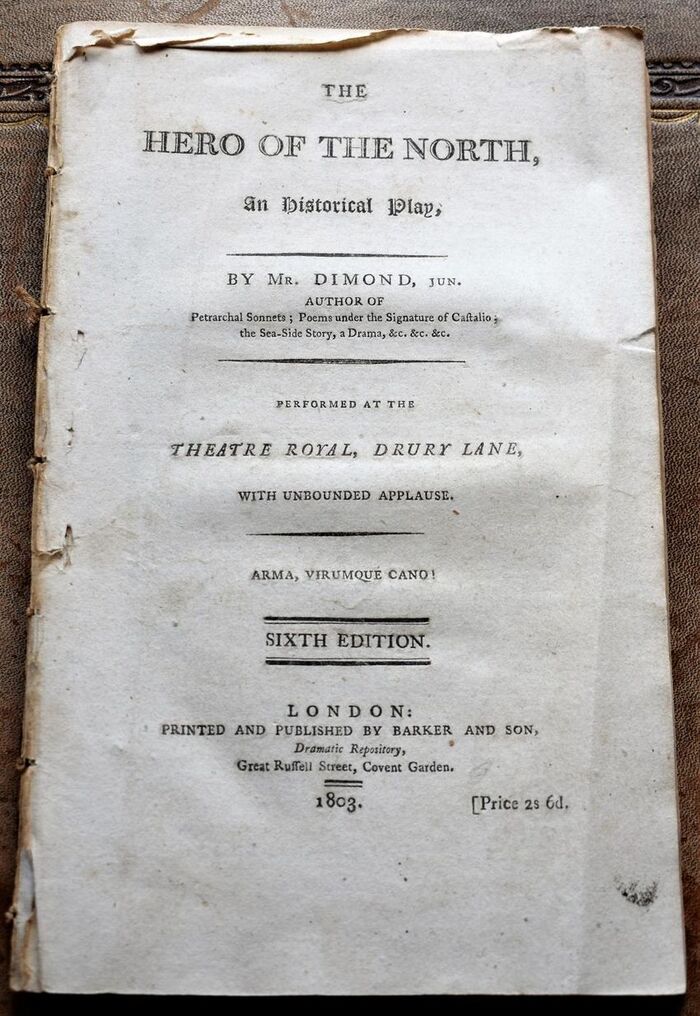 THE HERO OF THE NORTH An Historical Play Image