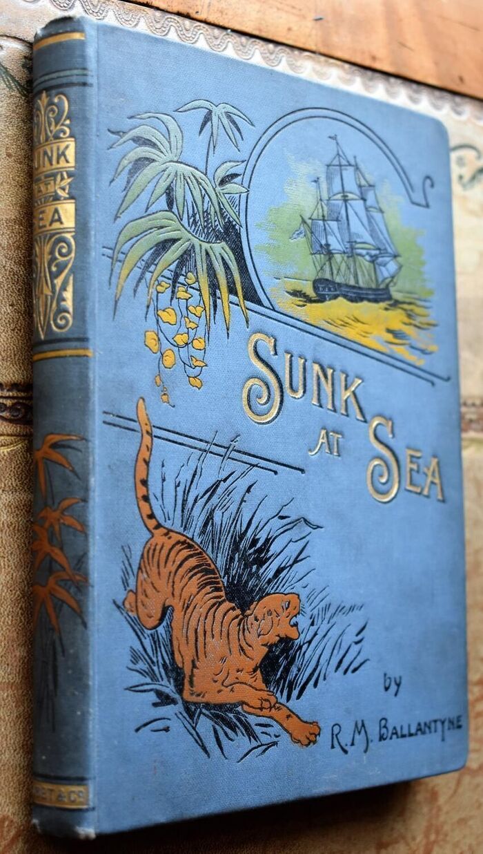 SUNK AT SEA Or The Adventures Of Wandering Will In The Pacific Image