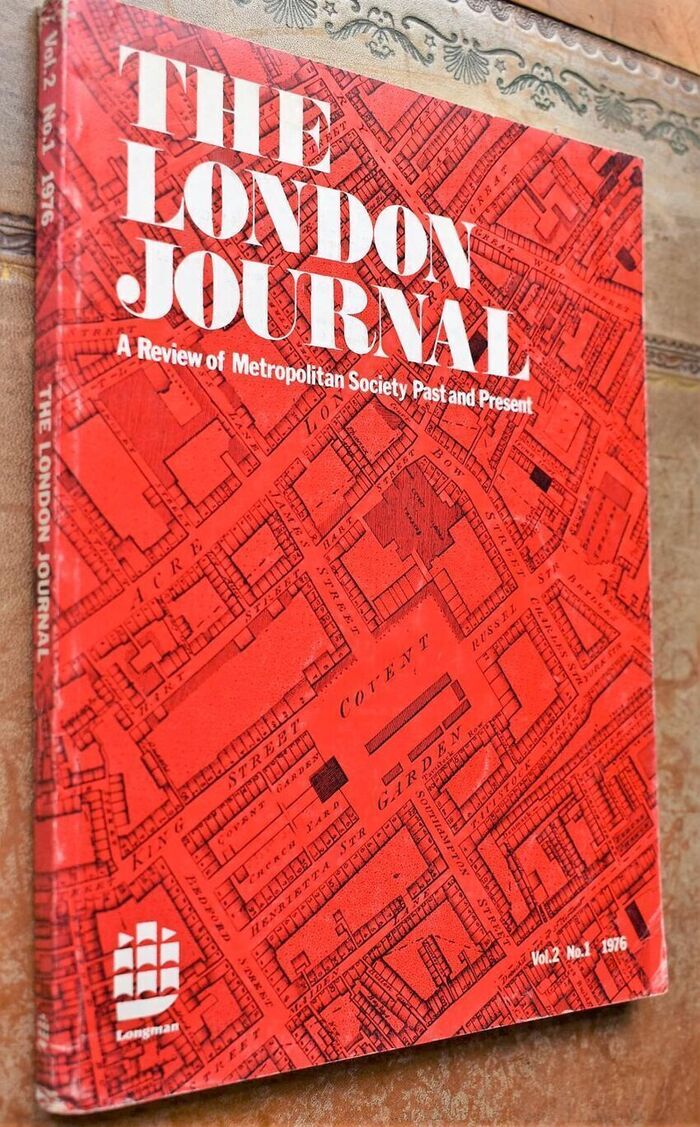 THE LONDON JOURNAL A Review Of Metropolitan Society Past And Present Vol.2 No.1 1976 Image