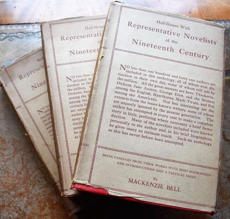  Half Hours With Representative Novelists of the Nineteenth Century, Being Passages from their Works with Brief Biographies and Introductions and a Critical Essay [3 VOLUMES] Image