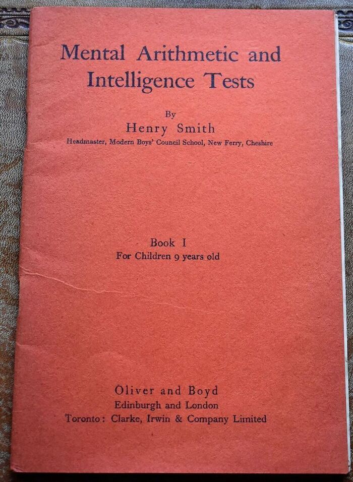 Mental Arithmetic And Intelligence Tests Image