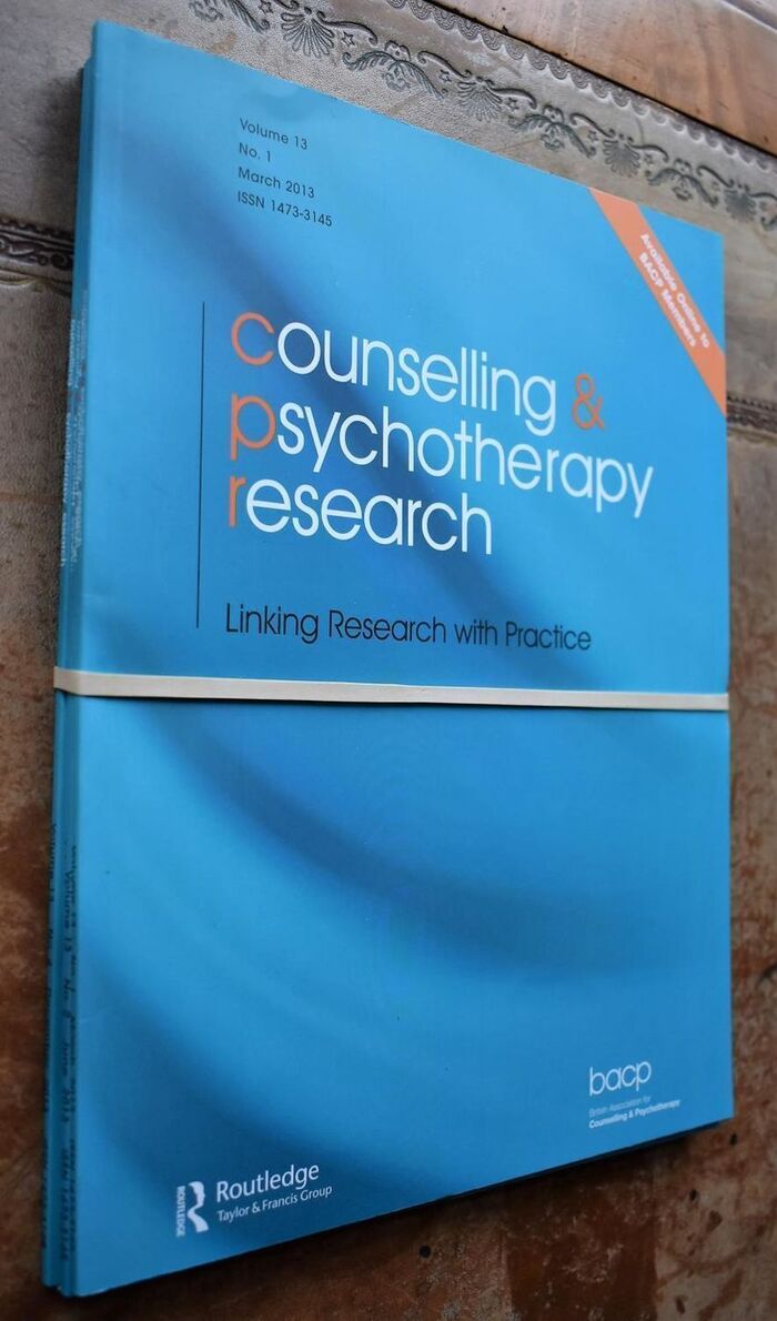 Counselling & Psychotherapy Research Volume 13 2013 [4 issues] Image