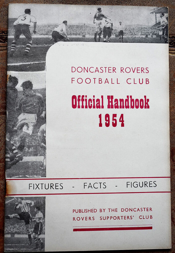 Doncaster Rovers Football Club Official Handbook 1954 Image