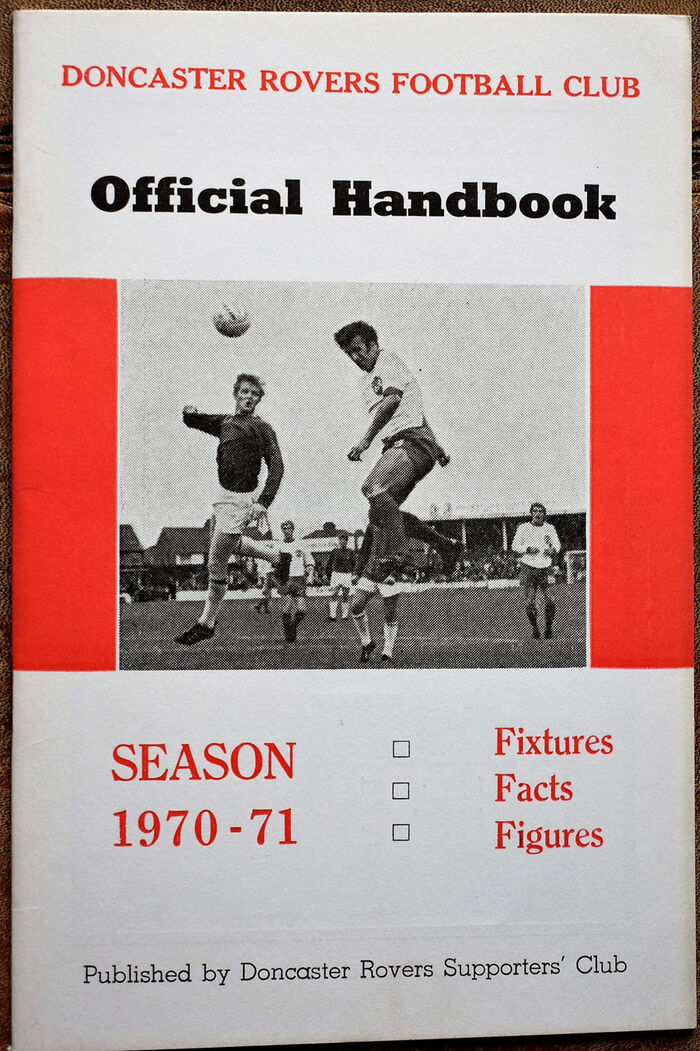 Doncaster Rovers Football Club Official Handbook 1970-71 Image