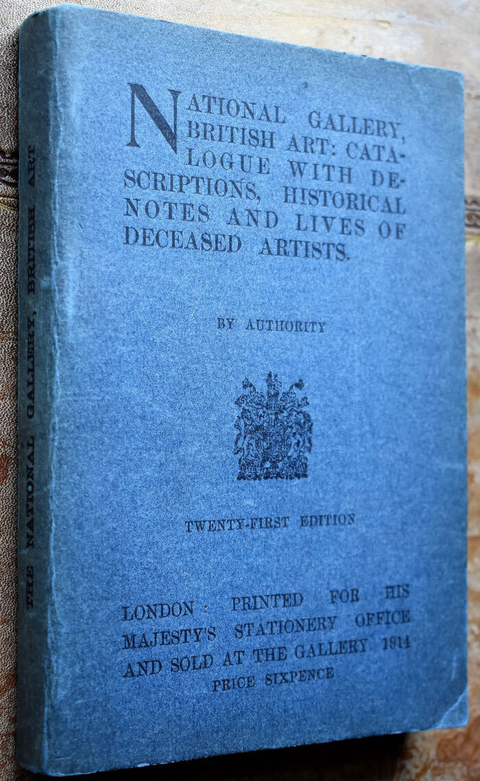 National Gallery, British Art: Catalogue With Descriptions, Historical Notes And Lives Of Deceased Artists Image