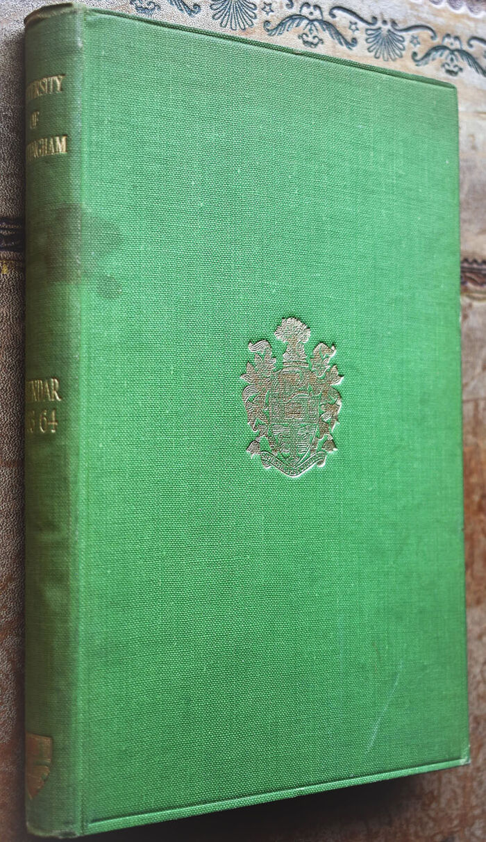 The Calendar Of The University Of Nottingham Session 1963-64 Image