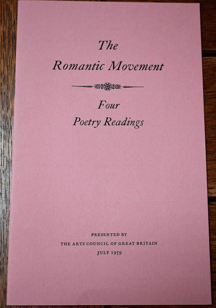 The Romantic Movement - Four Poetry Readings Image