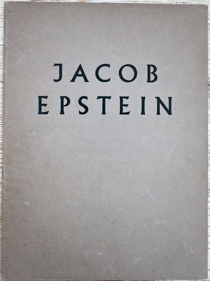 JACOB EPSTEIN Book Of Illustrations Image