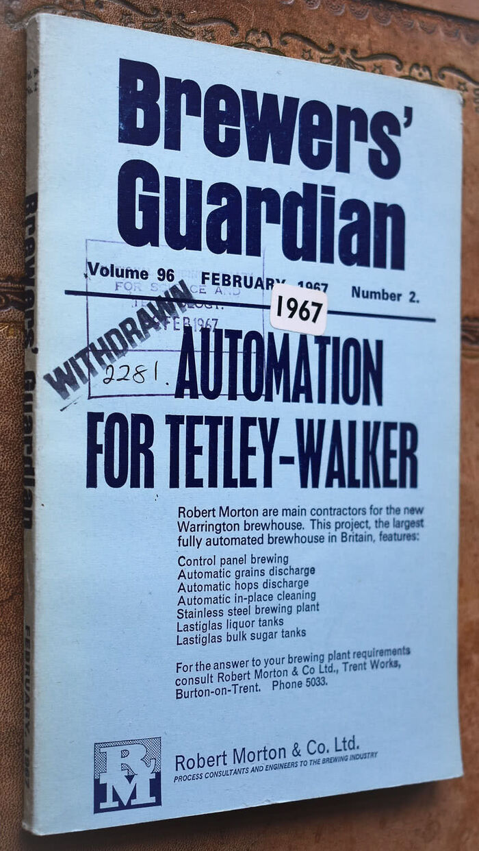 BREWERS' GUARDIAN February 1967 Vol.96 No.2 Image
