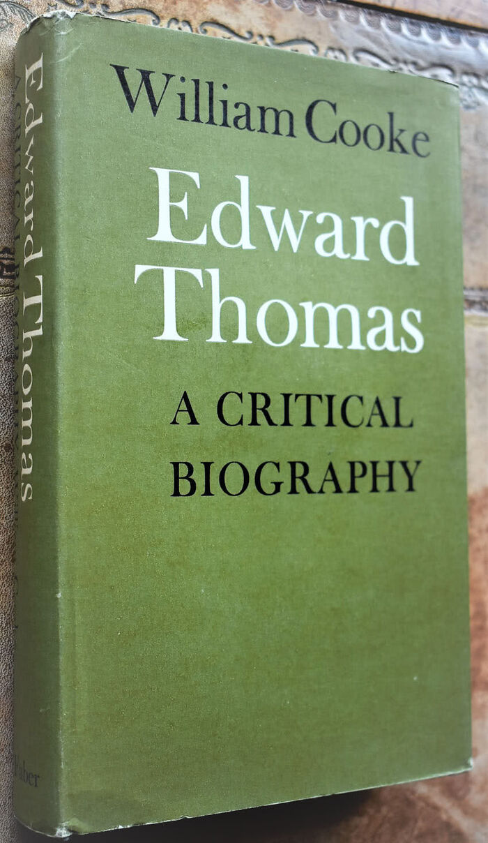 EDWARD THOMAS A Critical Biography 1878-1917 Image