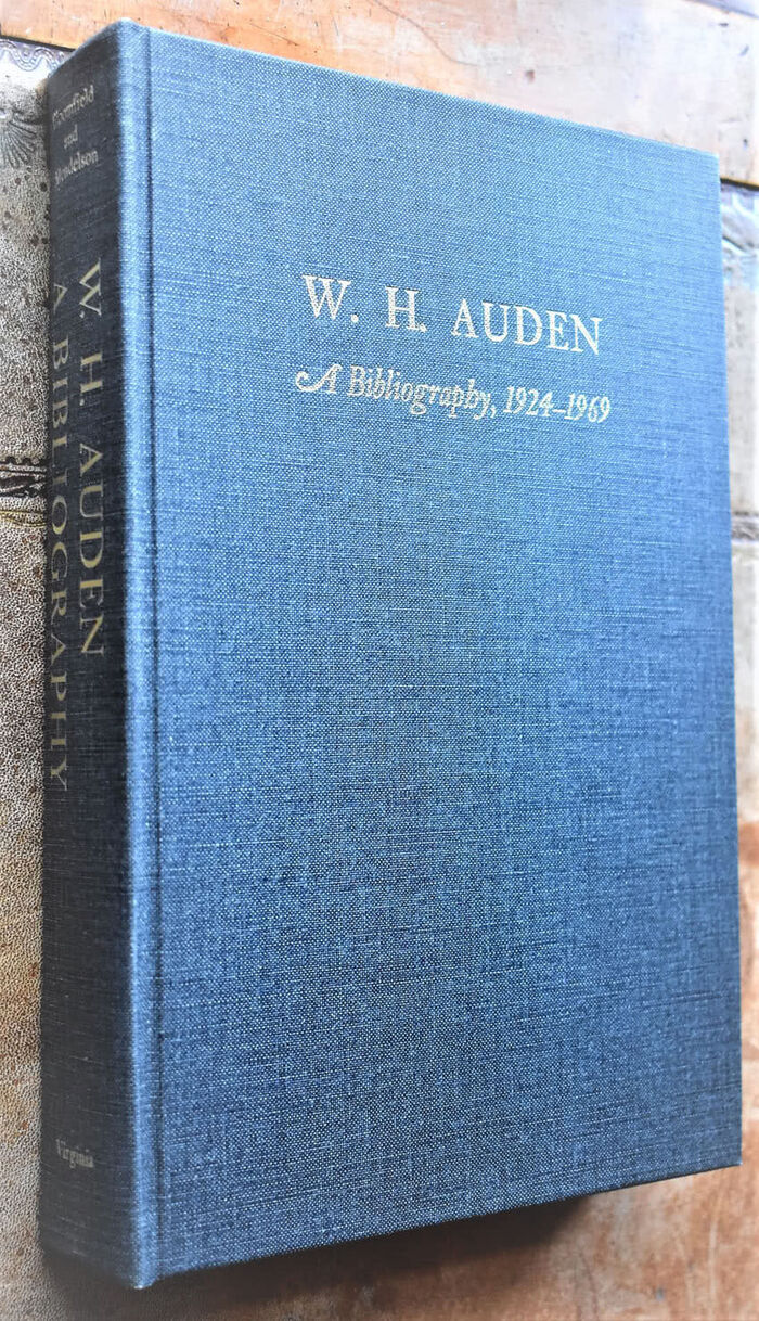 W H AUDEN A Bibliography 1924-1969 Image