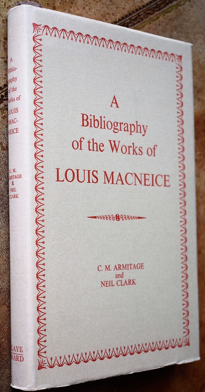 A Bibliography Of The Works Of Louis Macneice Image