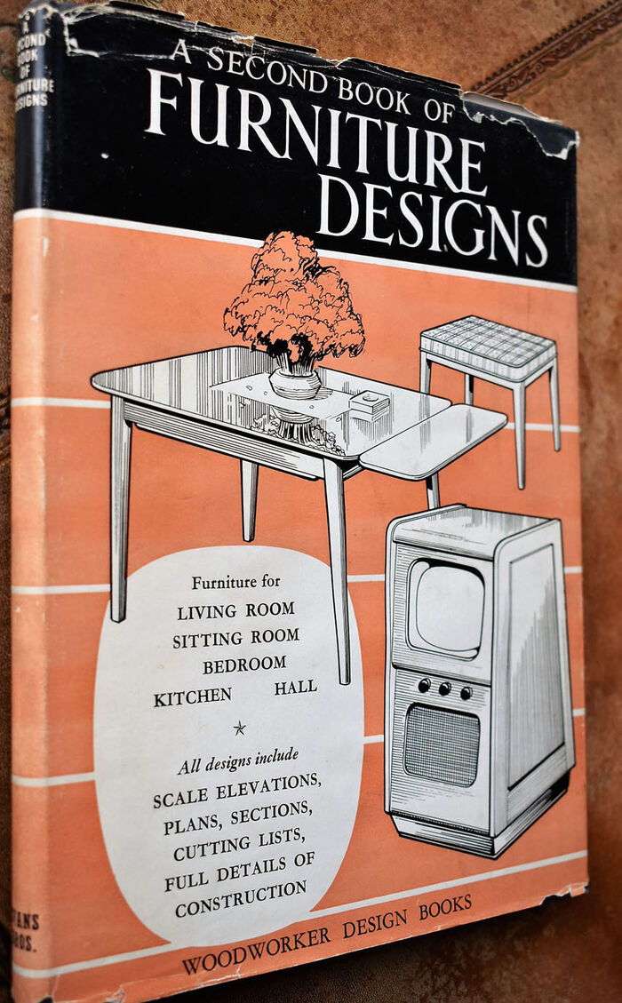 A SECOND BOOK OF FURNITURE DESIGNS With Dimensioned Scale Elevations, Construction Drawings, Cutting Lists Image