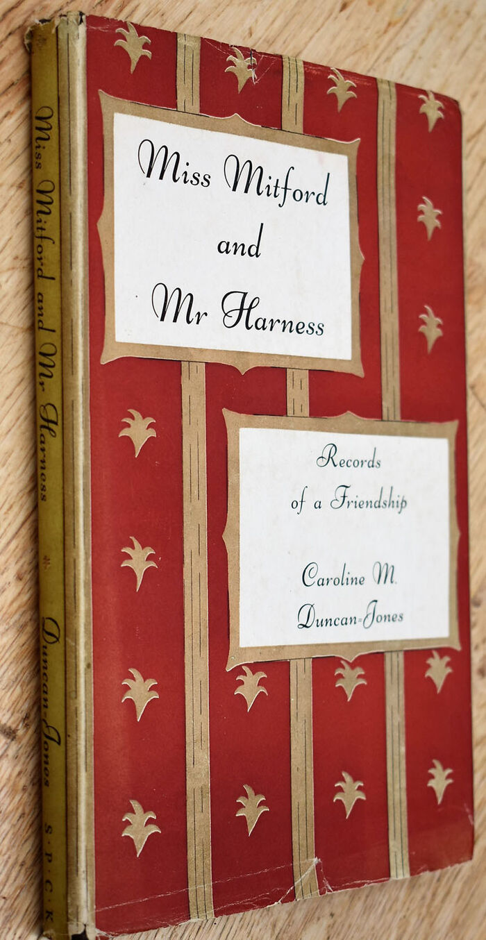 MISS MITFORD AND MR HARNESS Records Of A Friendship Image