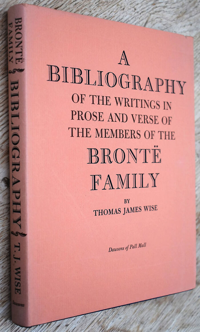 A Bibliography Of The Writings In Prose And Verse Of The Members Of The Brontë Family Image