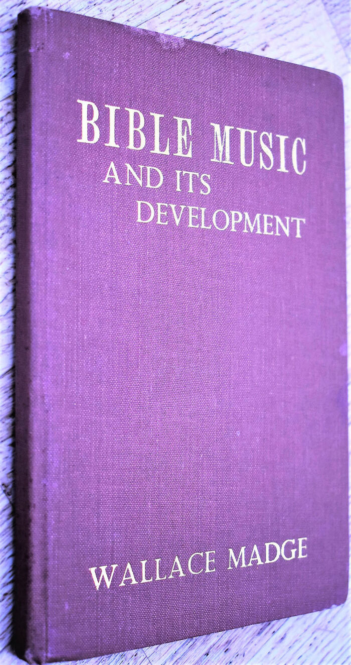 BIBLE MUSIC And Its Development [SIGNED] Image
