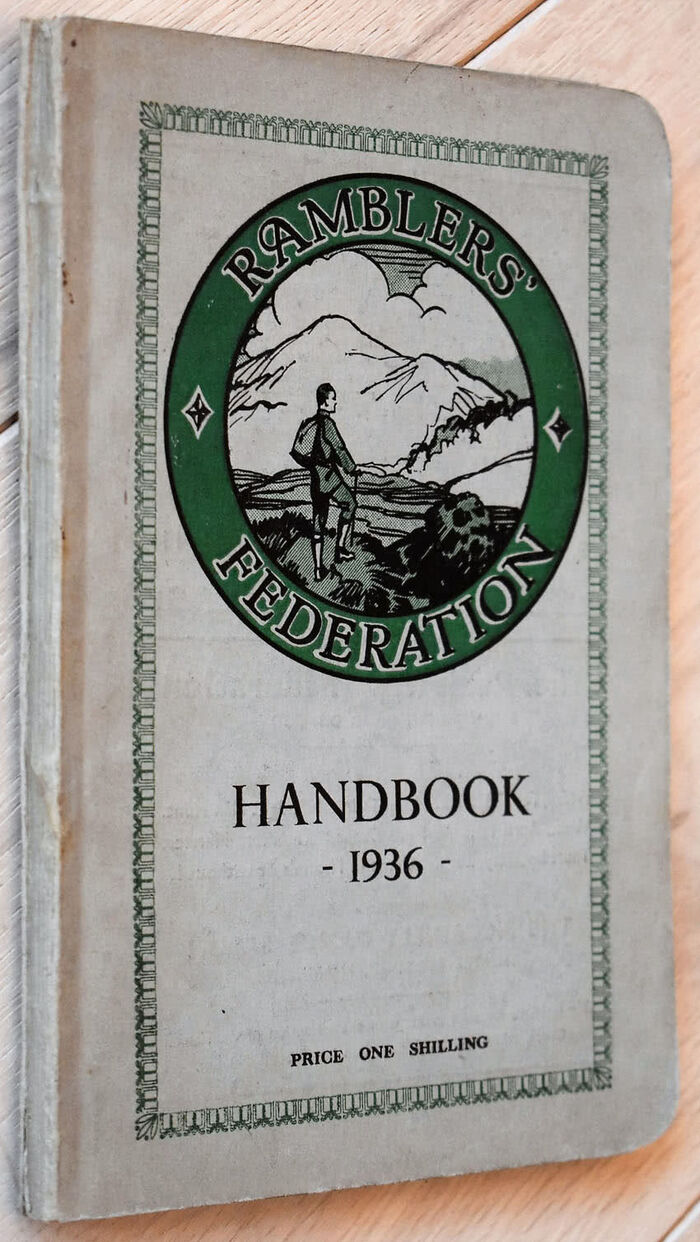 THE RAMBLERS' FEDERATION HANDBOOK Being The Official Year-Book Of The Ramblers' Federation (Manchester And District) For 1936 (Vol.IVI) Image