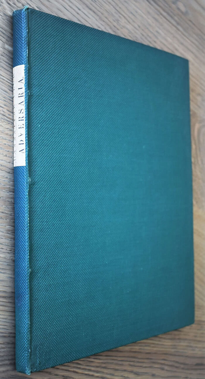 ADVERSARIA Notices Illustrative Of Some Of The Earlier Works Printed For The Bannatyne Club Image