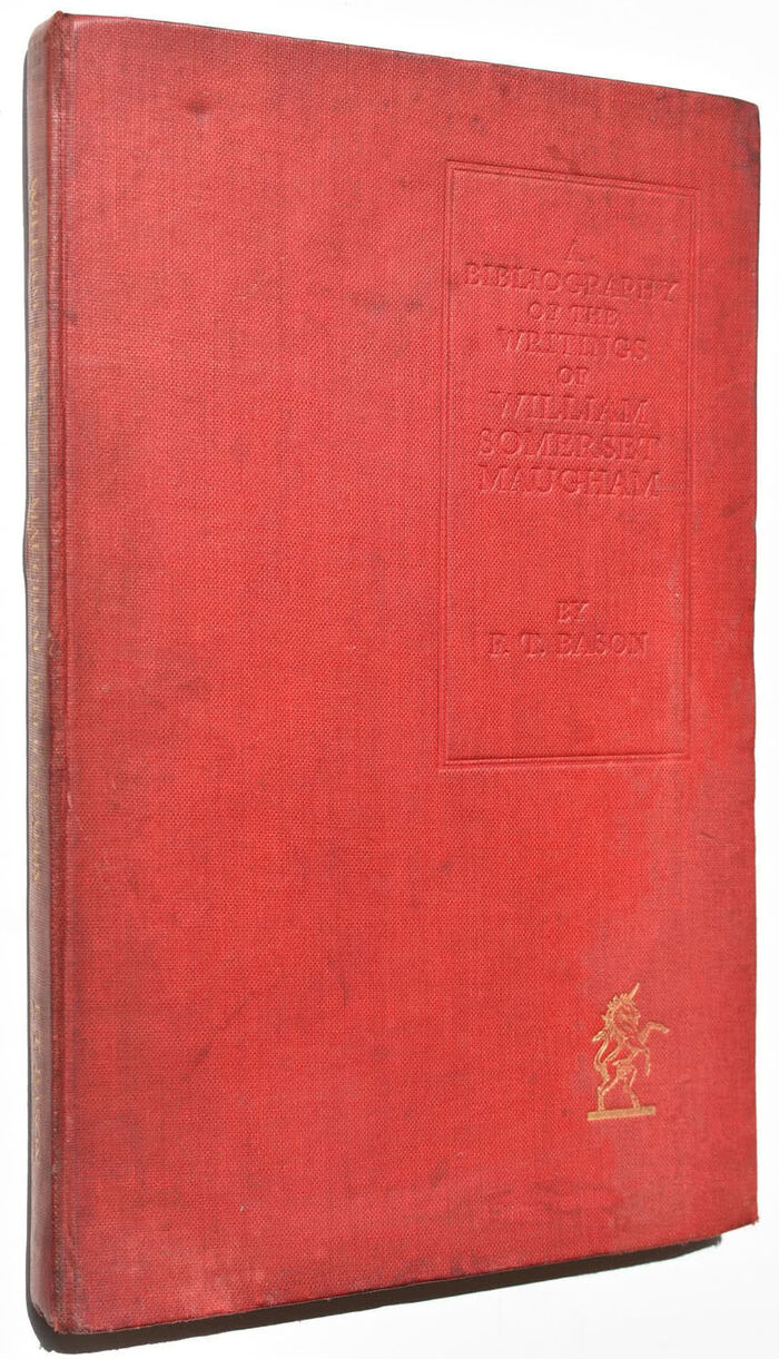 A Bibliography Of The Writings Of William Somerset Maugham Image