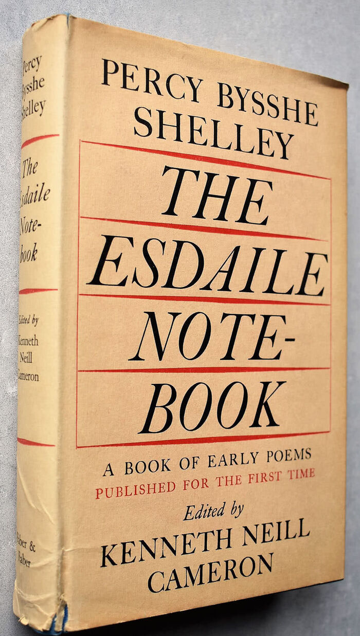 THE ESDAILE NOTEBOOK A Volume Of Early Poems Image