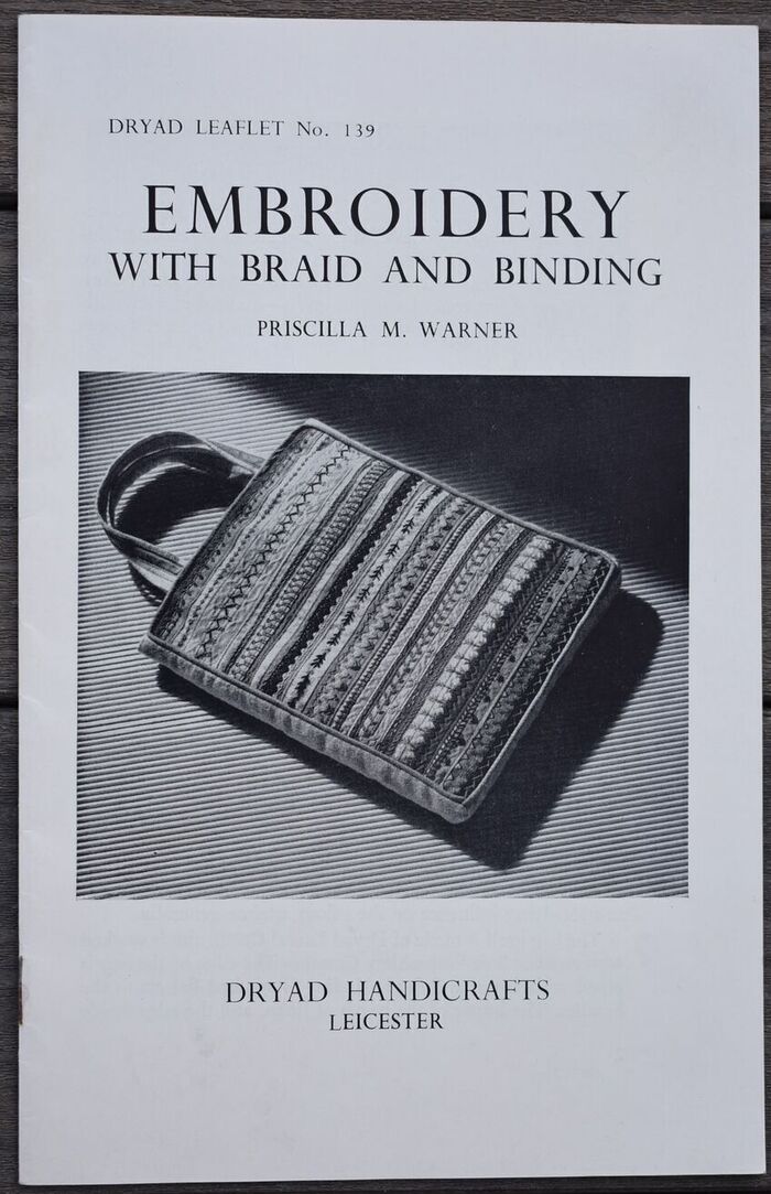 Embroidery With Braid And Binding (Dryad Leaflet No.139) Image
