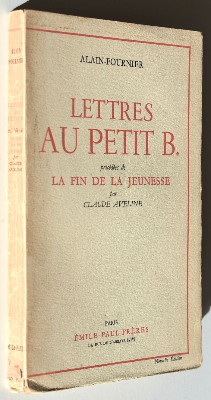 Lettres Au Petit B. précédées de La Fin De La Jeunesse par Claude Aveline Image