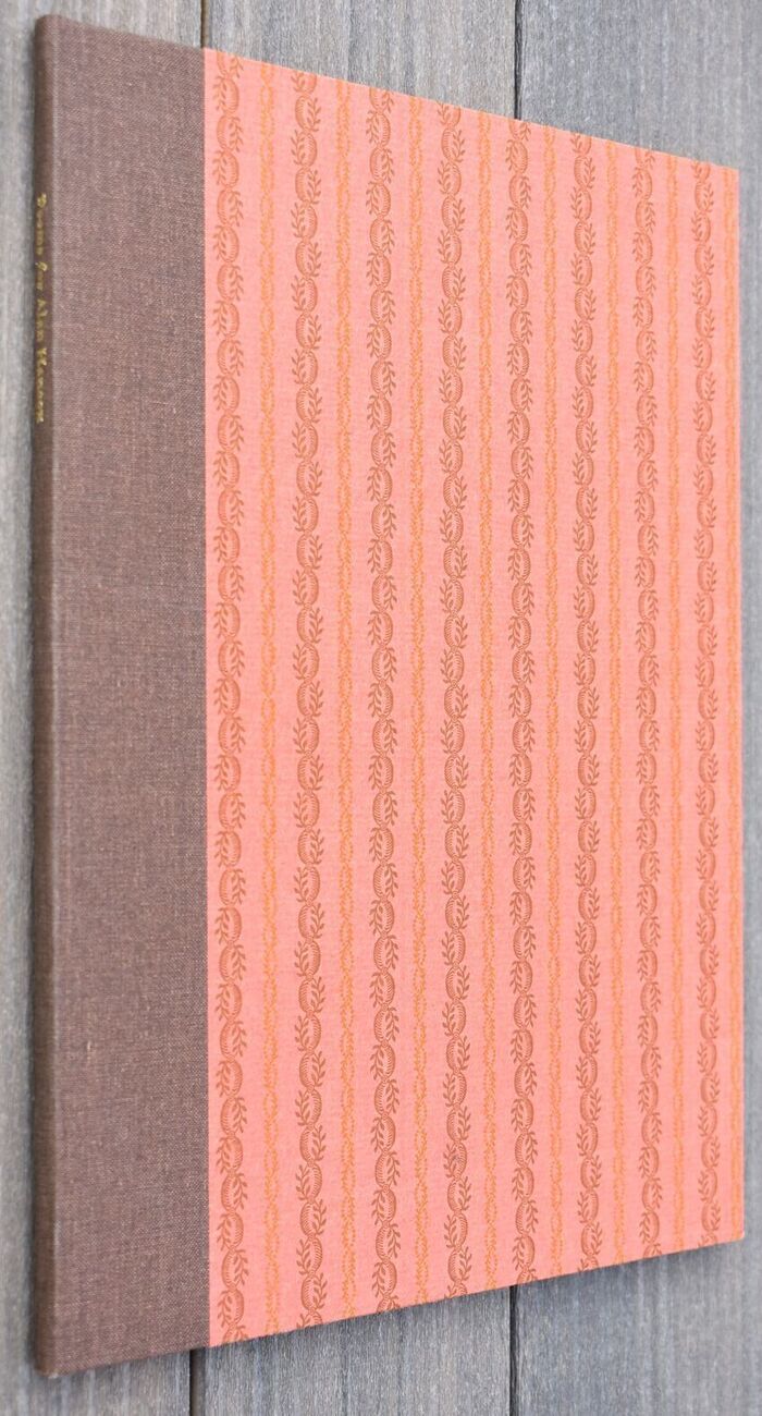 Poems For Alan Hancox [Book and prospectus] Image