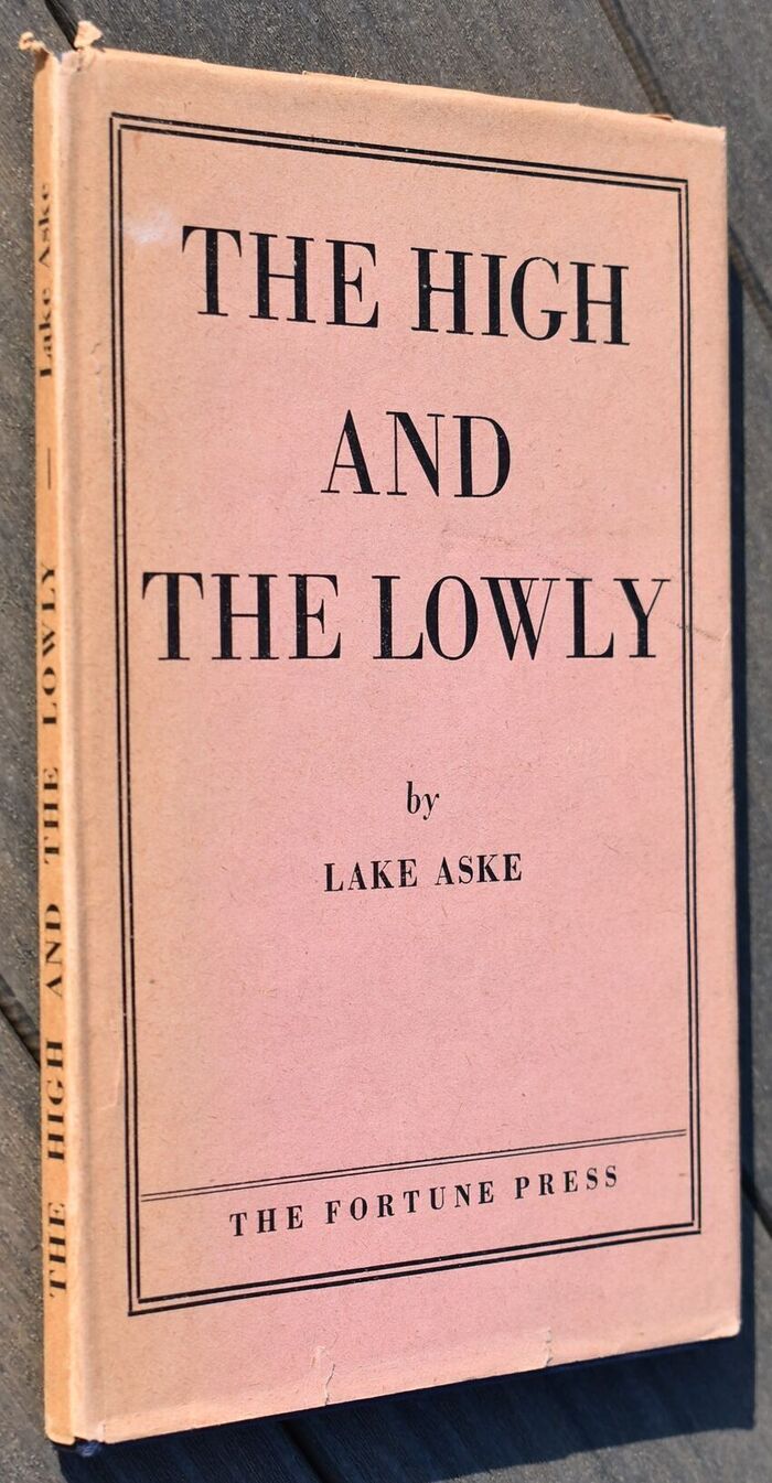 THE HIGH AND THE LOWLY Poems [SIGNED] Image