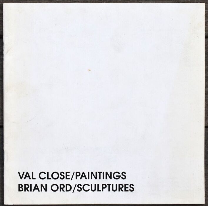 Val Close Paintings Brian Ord Sculptures Image