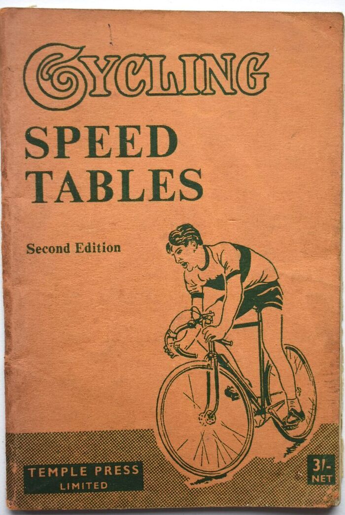 Cycling Speed Tables Image