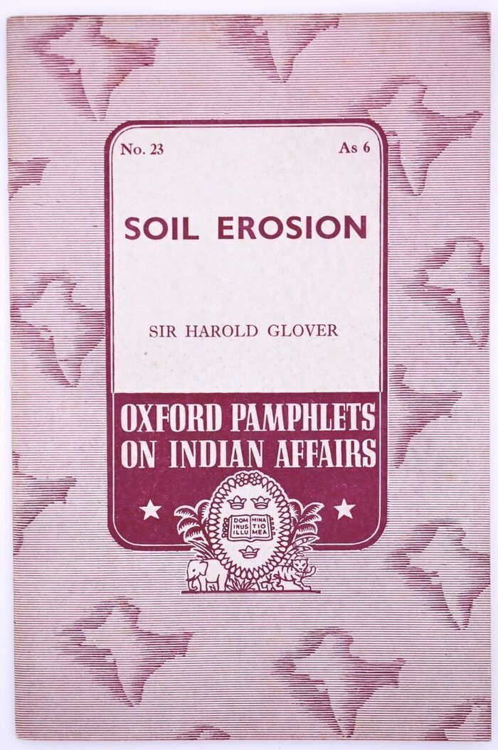 Soil Erosion [Oxford Pamphlets On Indian Affairs No.23] Image
