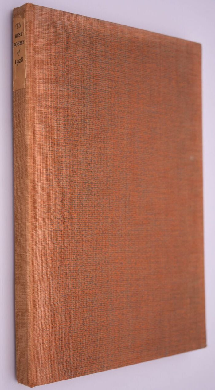The Best Poems Of 1928 [with TLS] Image