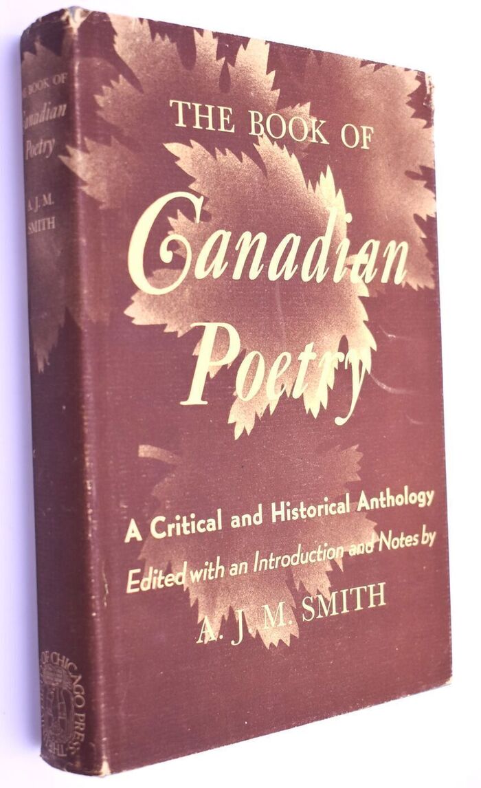 THE BOOK OF CANADIAN POETRY A Critical And Historical Anthology Image