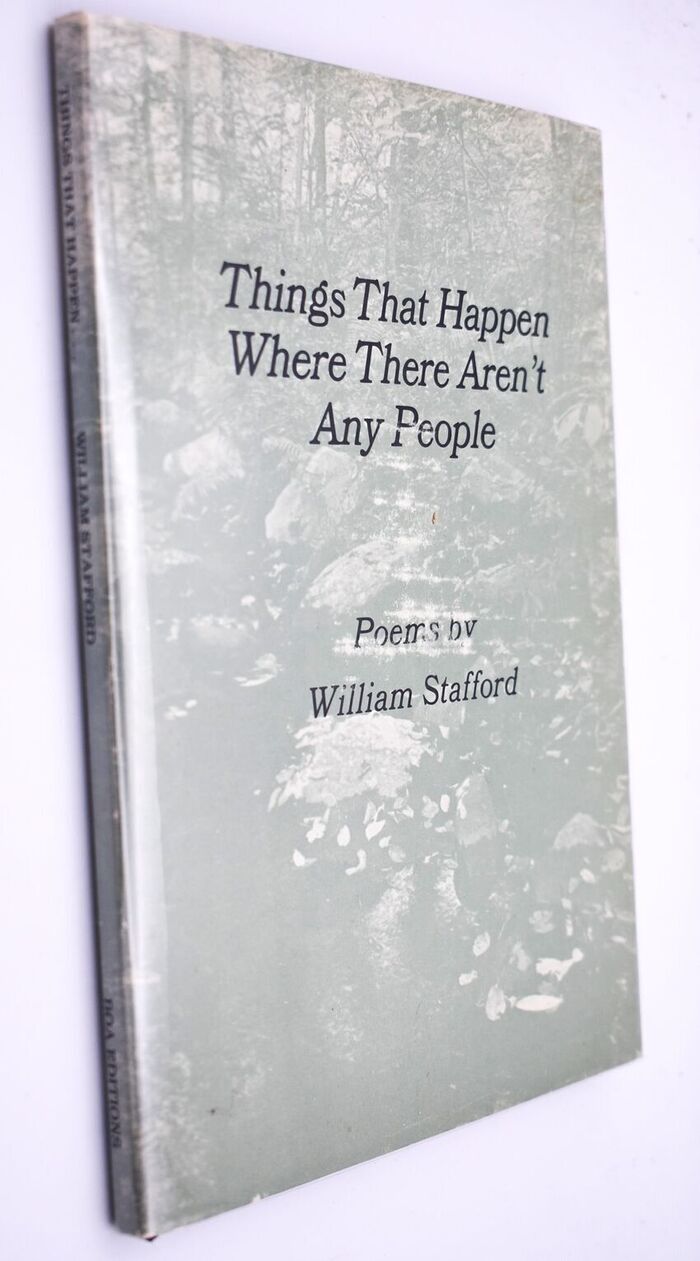 Things That Happen Where There Aren't Any People [SIGNED] Image