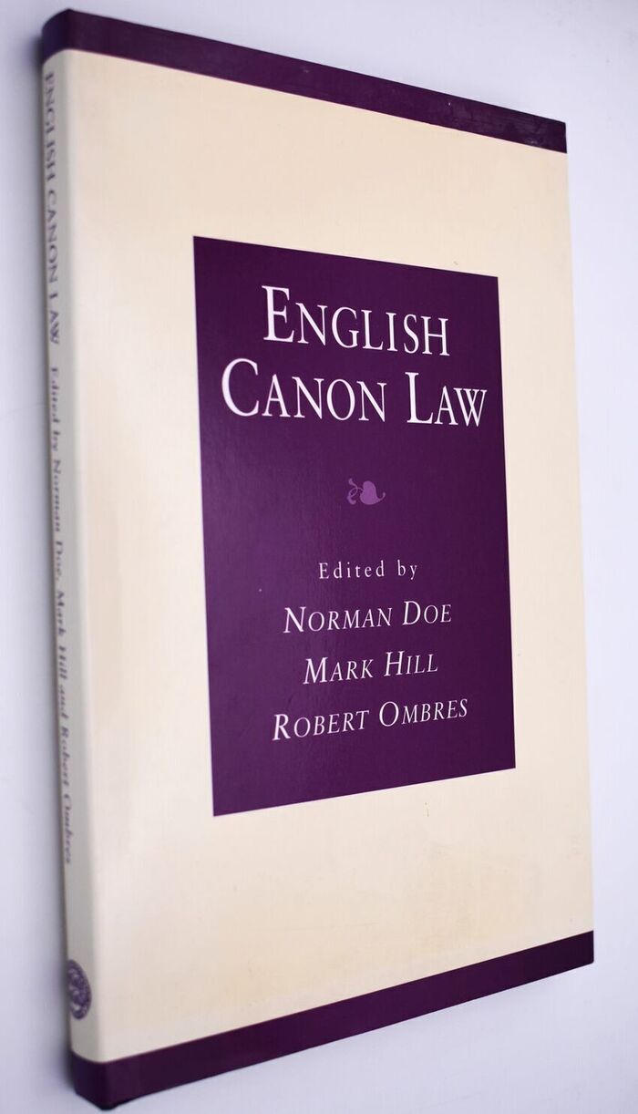 ENGLISH CANON LAW Essays In Honour Of Bishop Eric Kemp Image