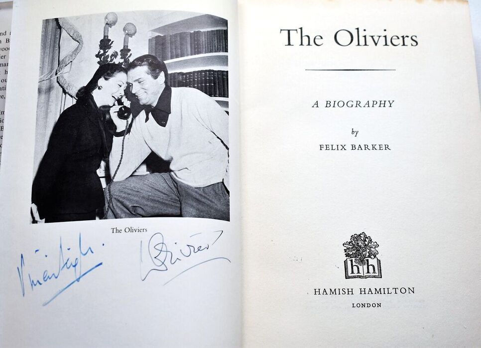 THE OLIVIERS A Biography [Signed by Laurence Olivier and Vivien Leigh] Image