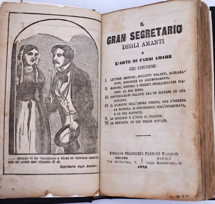 IL GRAN SEGRETARIO DEGLI AMANTI o L'Arte D Farsi Amare Image