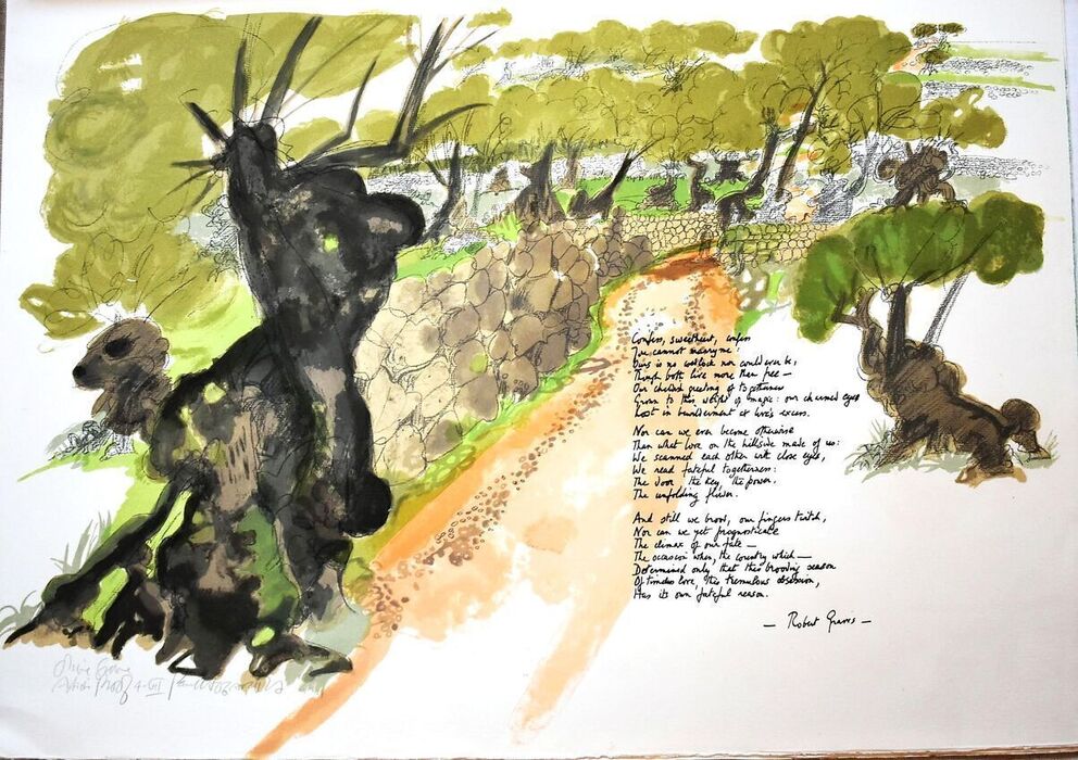 Deyá A Portfolio Of Five Poems And Lithographs Image