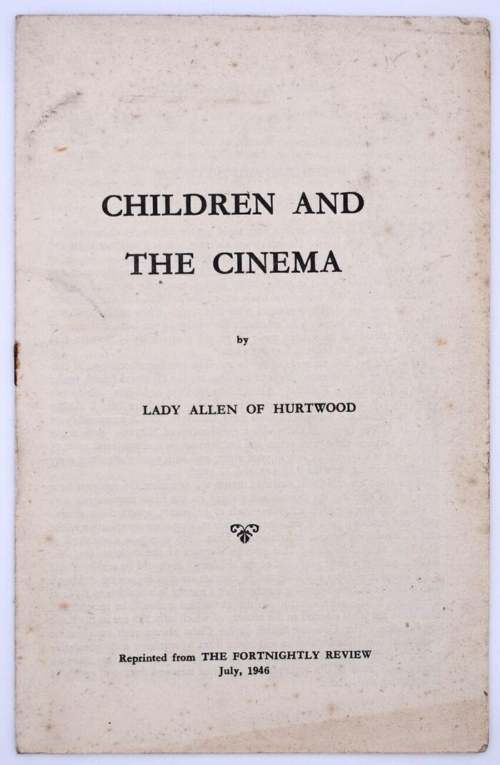 Children And The Cinema Image