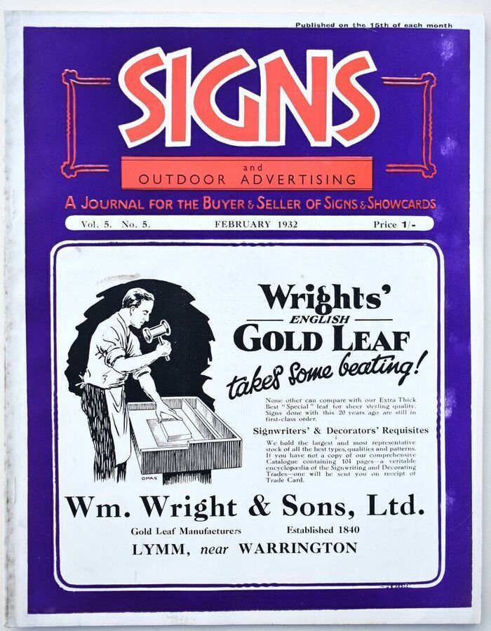 SIGNS And Outdoor Advertising [Vol.5 No.5 February 1932] Image