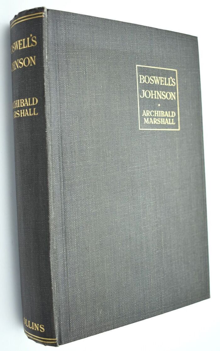 BOSWELL'S JOHNSON The Lfe Of Samuel Johnson Image